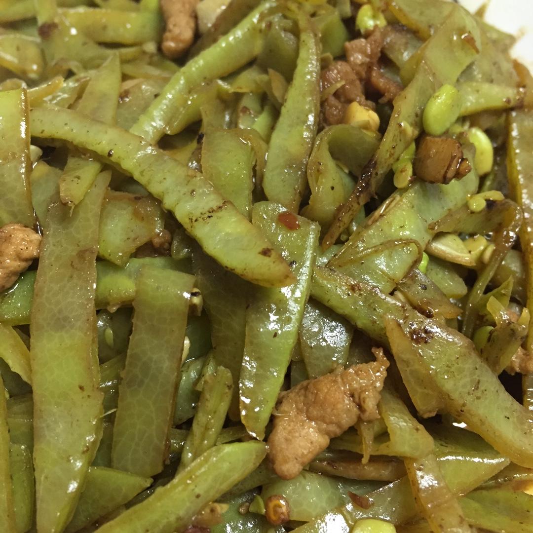 扁豆角丝炒肉