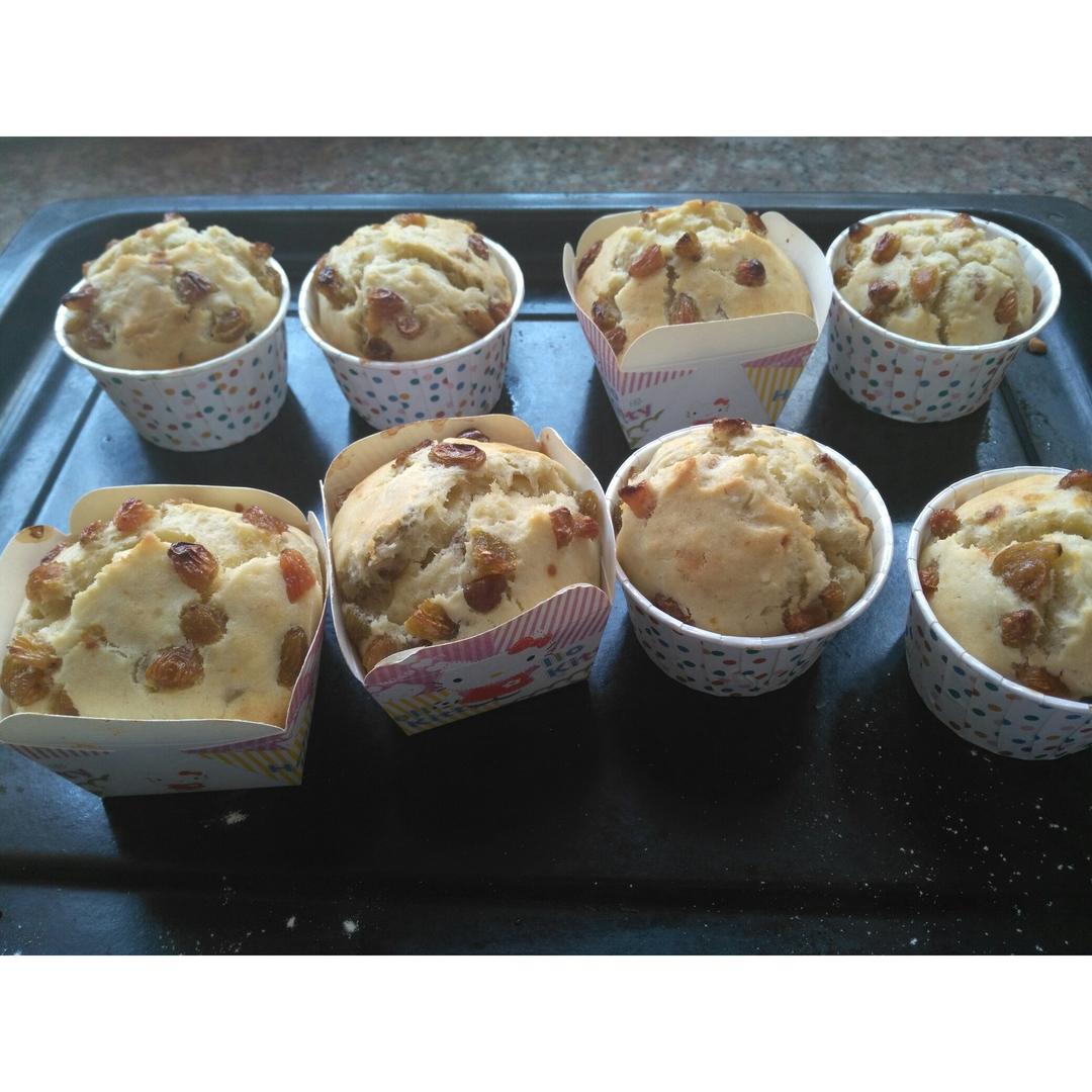 葡萄干（蔓越莓干）香蕉马芬