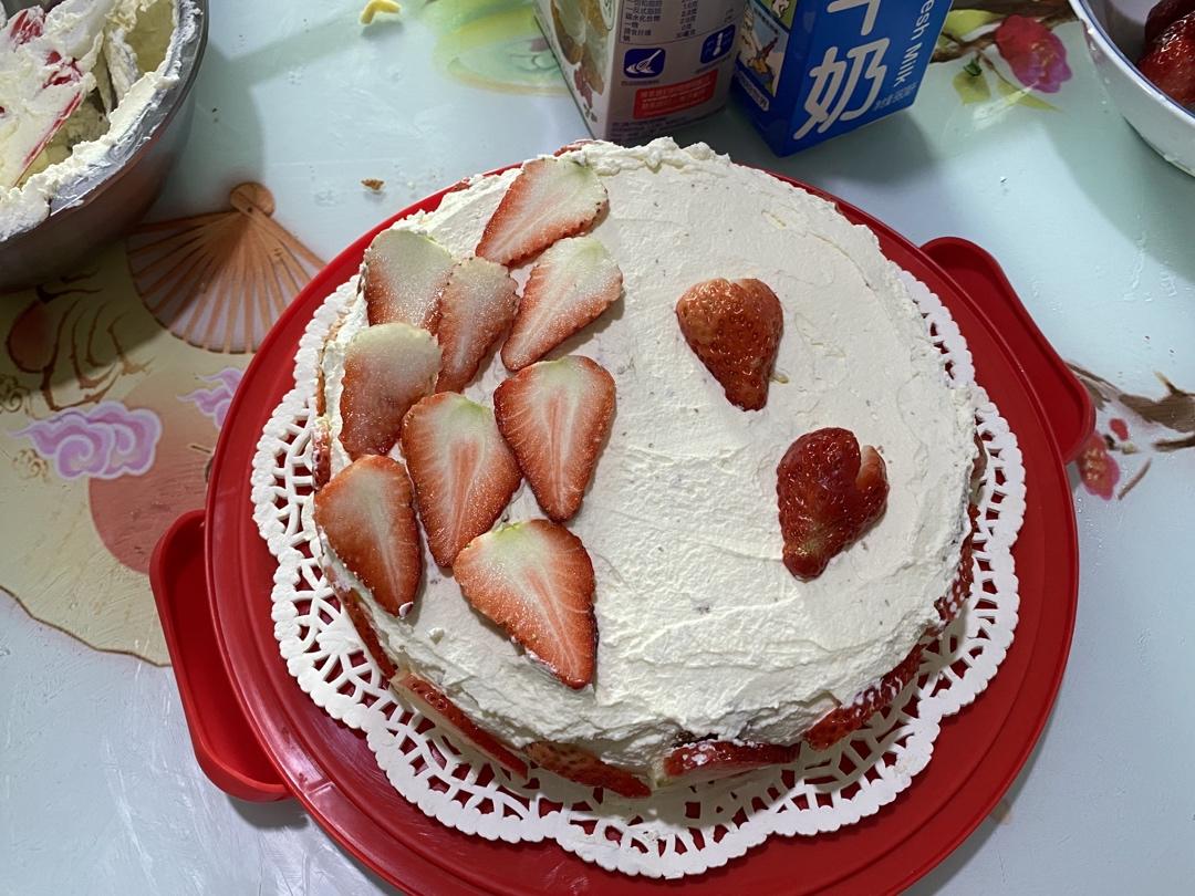 超级简单美腻的生日蛋糕，情人节蛋糕。解决各种抹面困难！