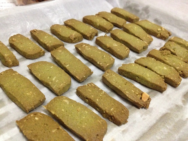 抹茶杏仁饼干