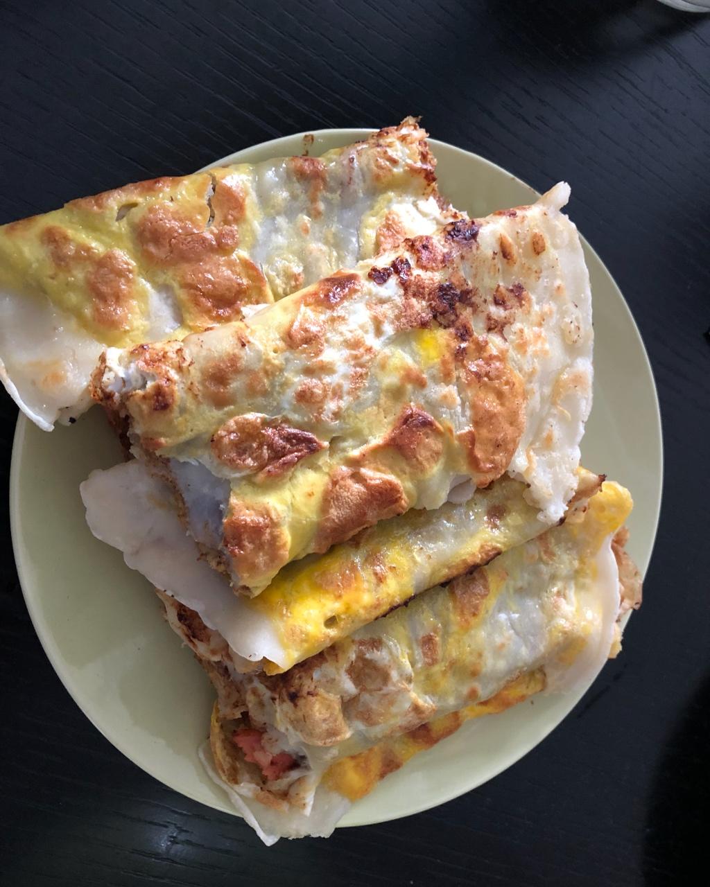 dk3124做的早餐鸡蛋饼