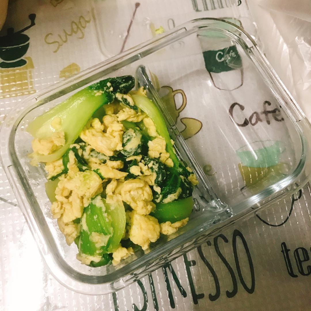 青菜炒鸡蛋
