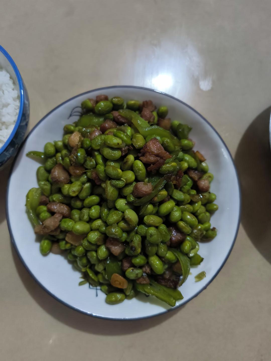 【青豆炒肉】