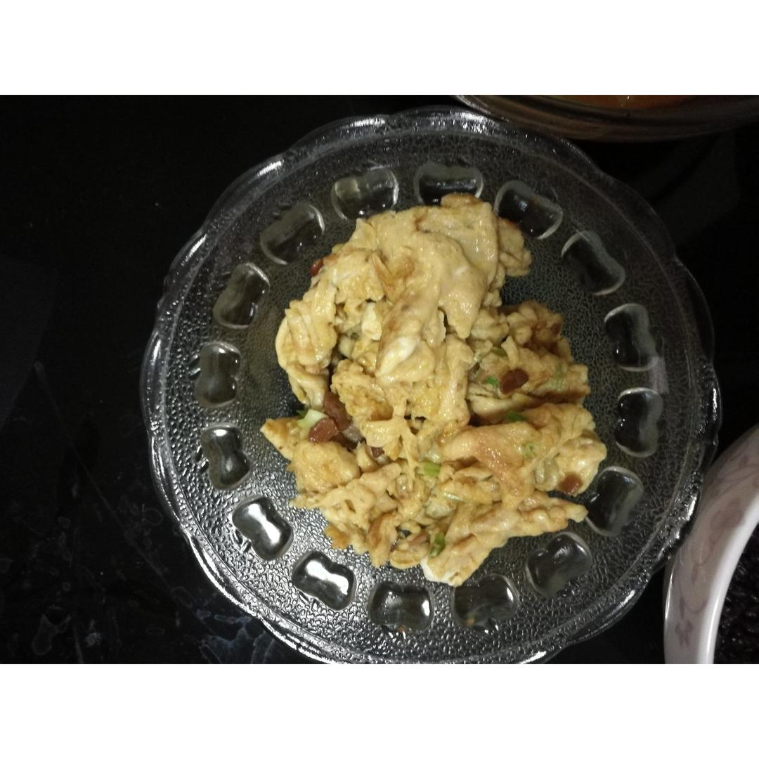 黄豆酱炒鸡蛋