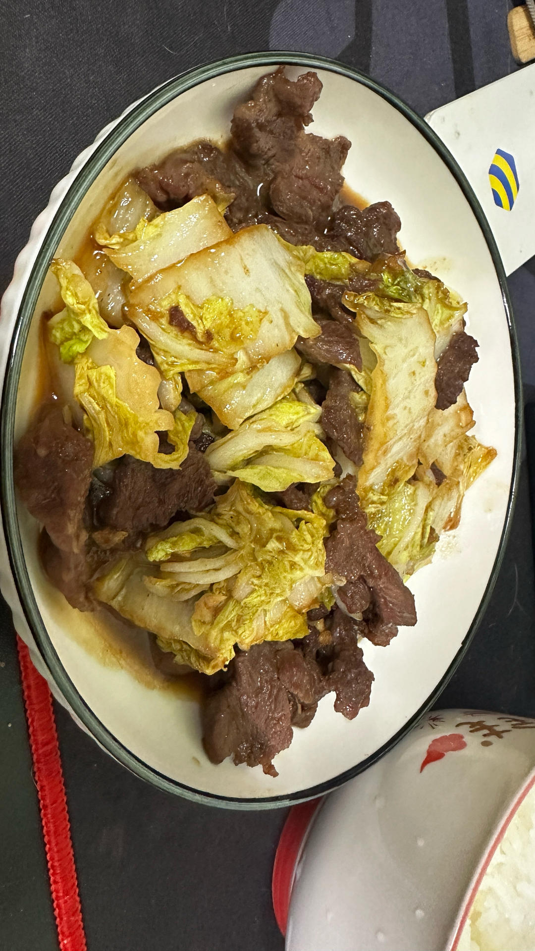 牛肉炒娃娃菜，巨巨巨…巨好吃，快去做！