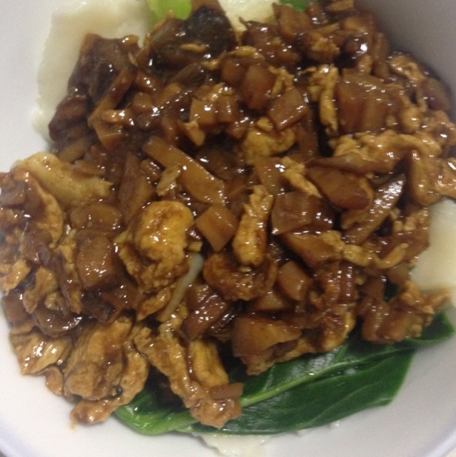 肉香素炸酱面（蛋素，植物五辛素）