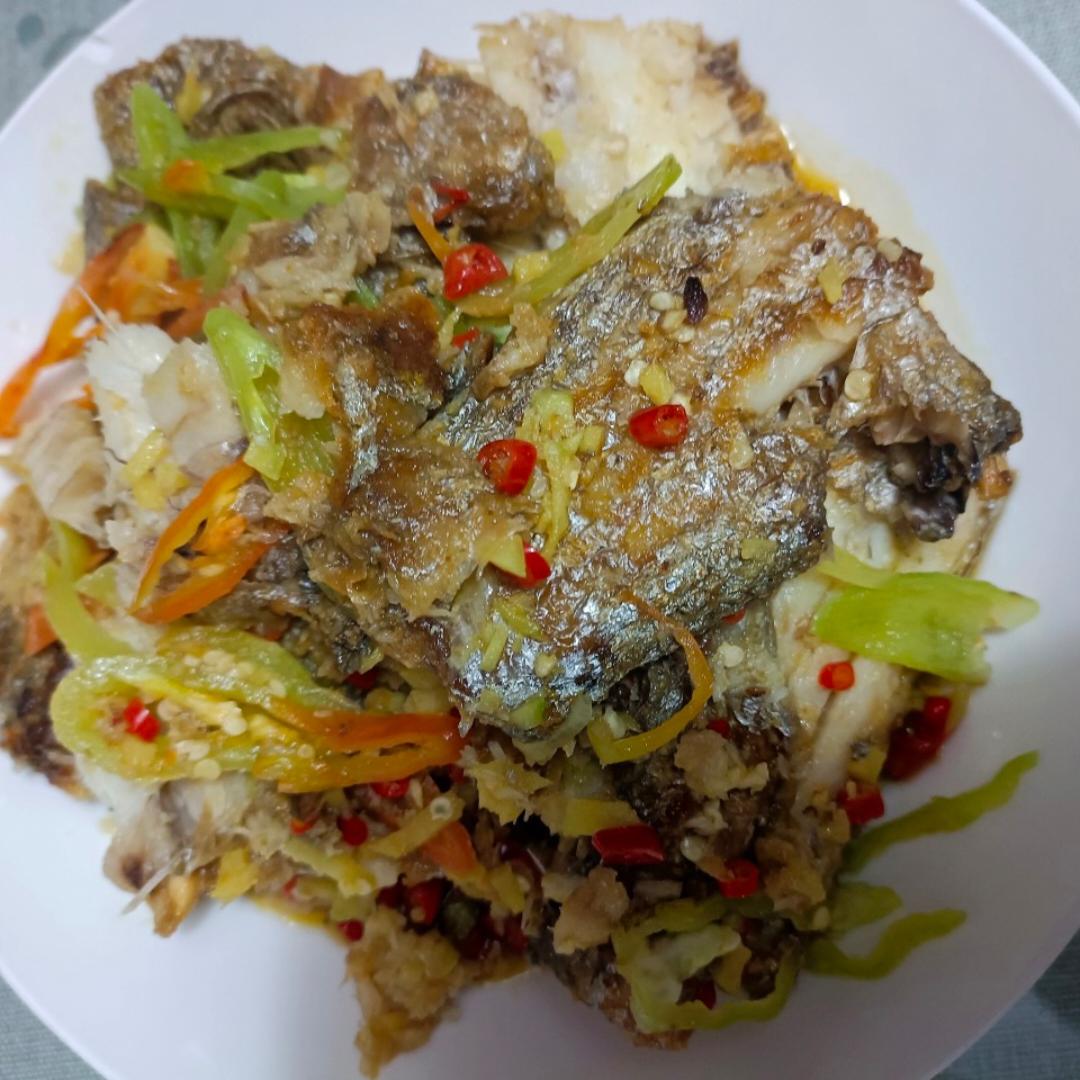 辣椒炒带鱼