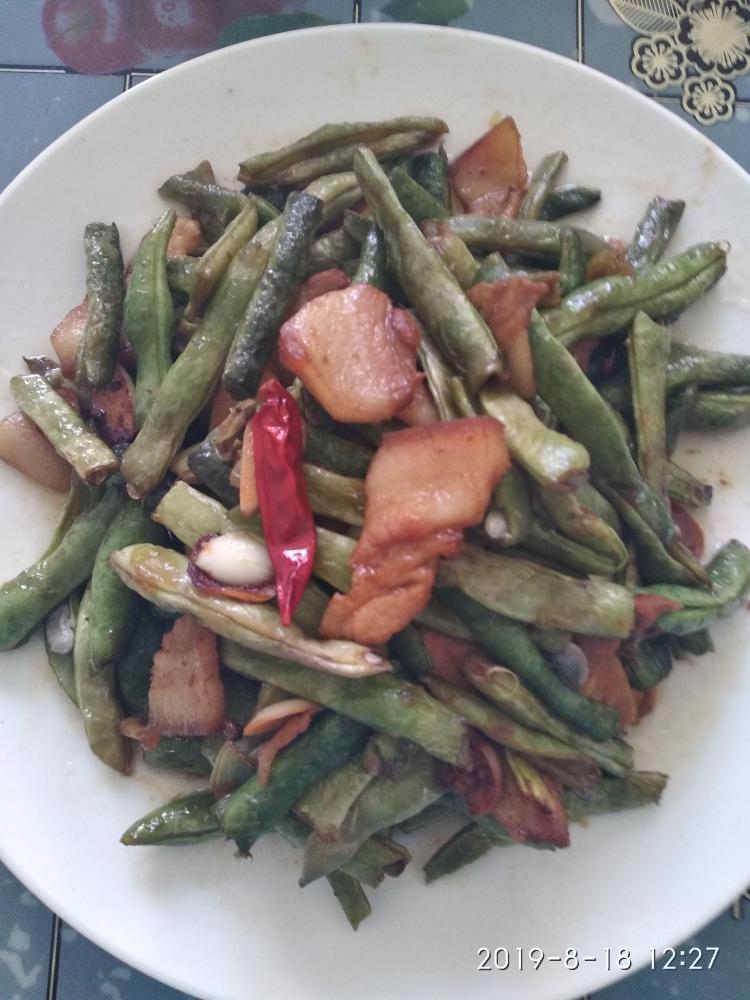 干扁花豆的做法