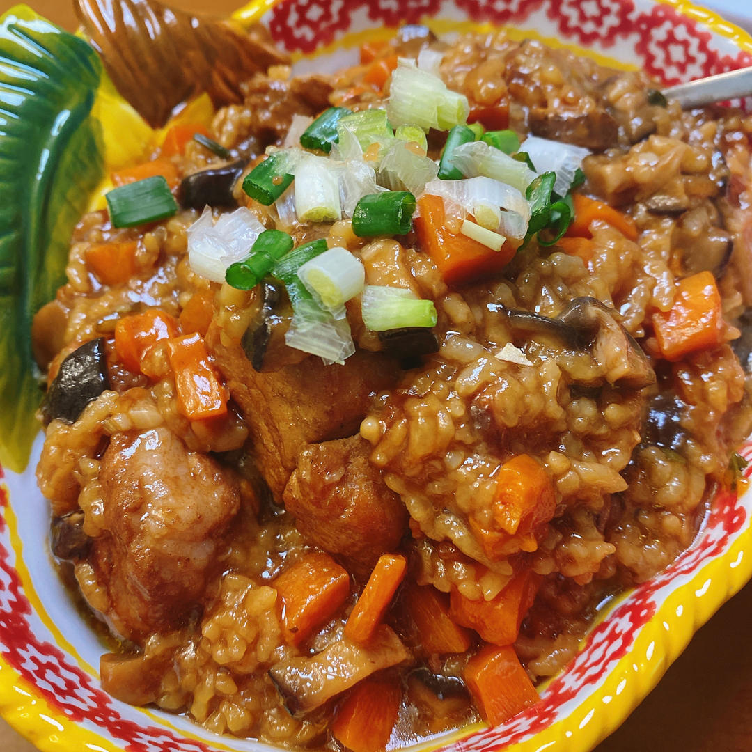 喷香排骨焖饭（爆好吃）