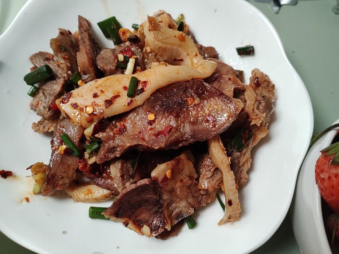 孜然炒平菇