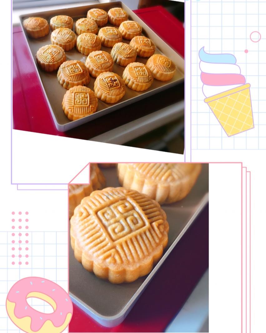 广式月饼－－蛋黄豆沙月饼