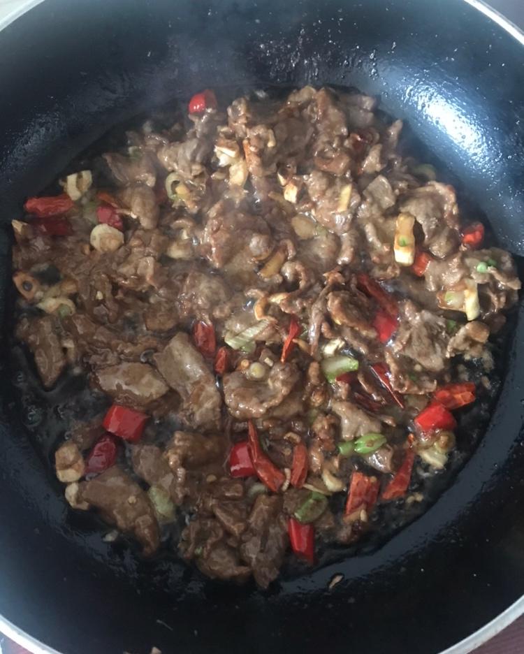 十八秒生爆牛肉