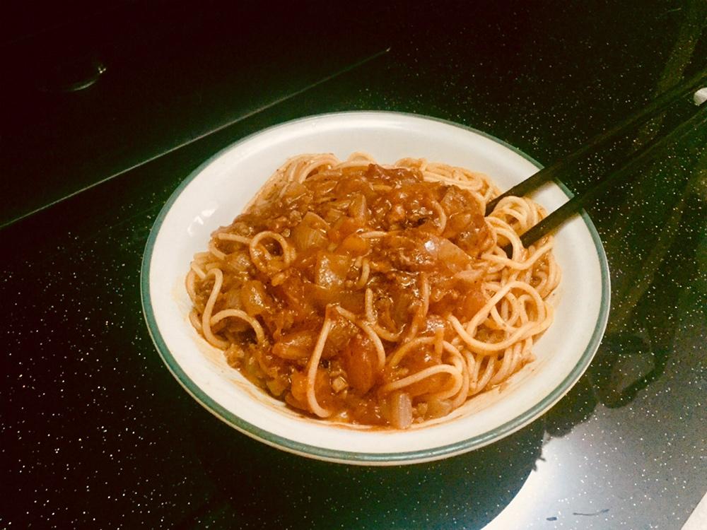 番茄肉酱意大利面