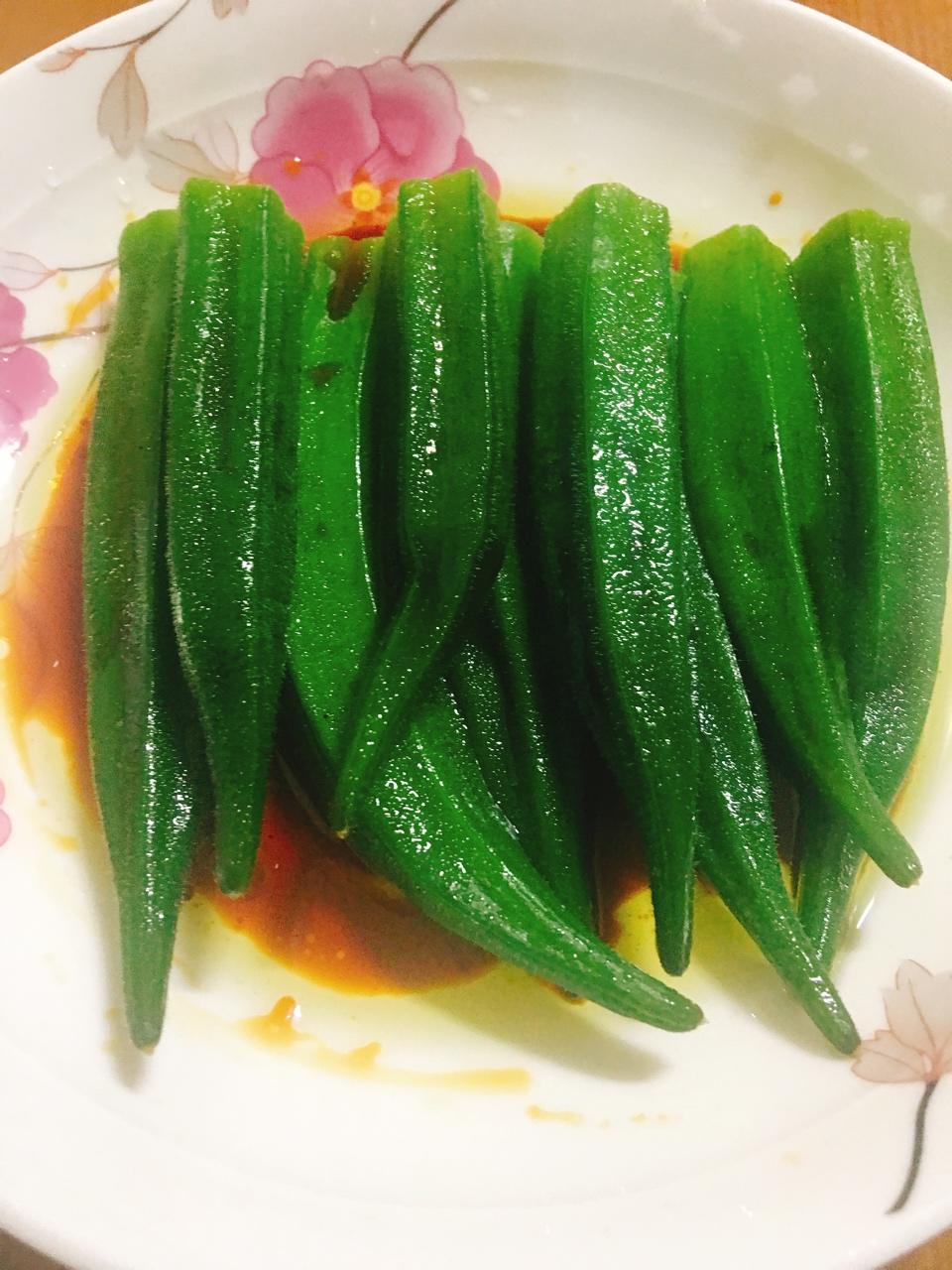 【白灼秋葵】清爽简单