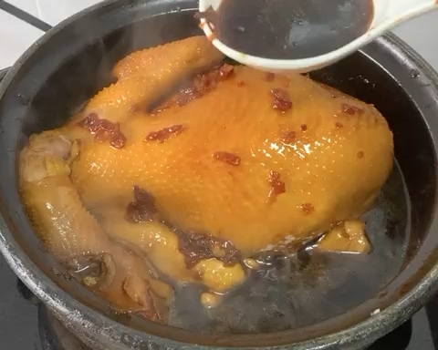 广东豉油鸡的做法 步骤7