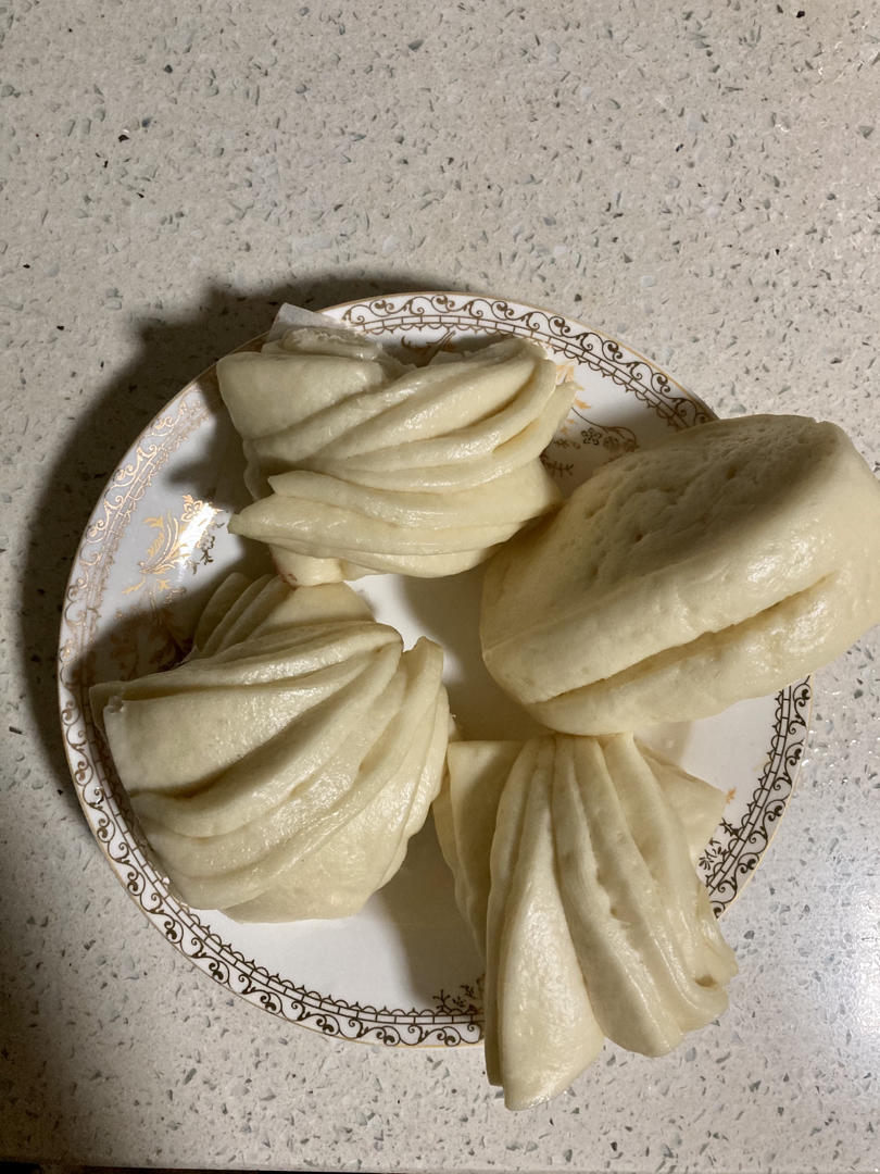 奶香花样馒头