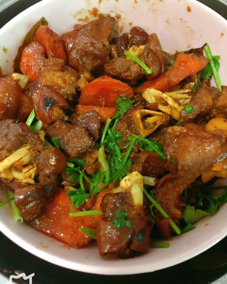 season思晨做的红烧羊腿(羊排)