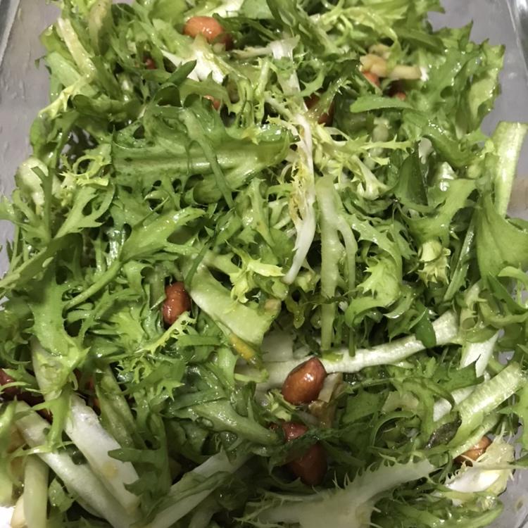 花生米拌苦菊