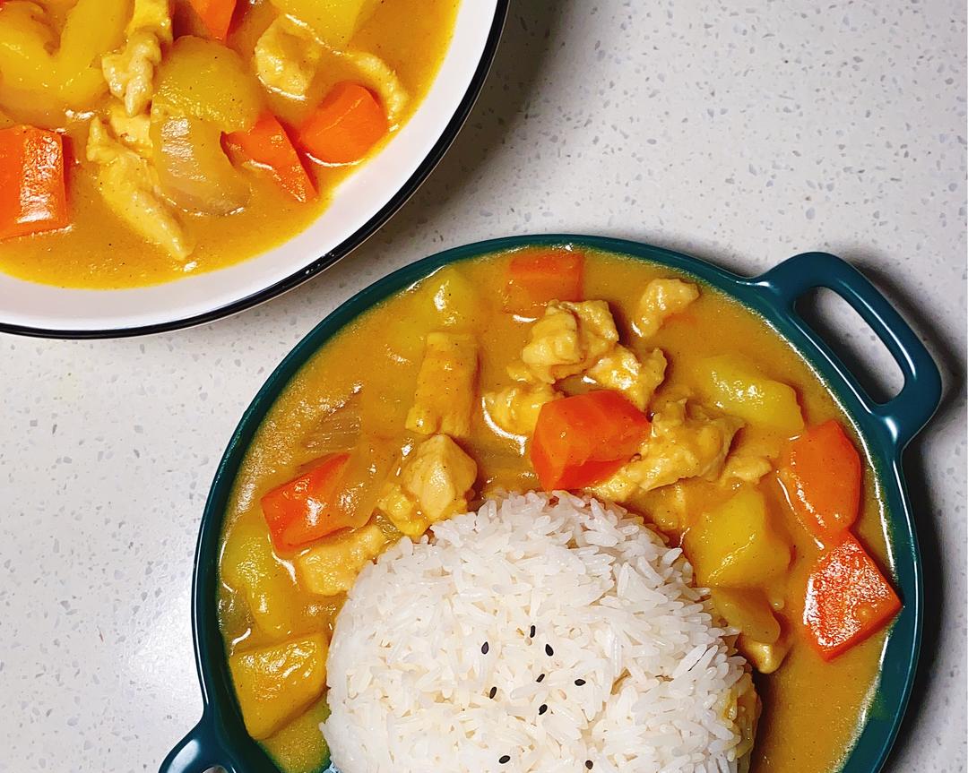 超赞咖喱鸡肉饭🤗简单易懂 在家分分钟变大厨