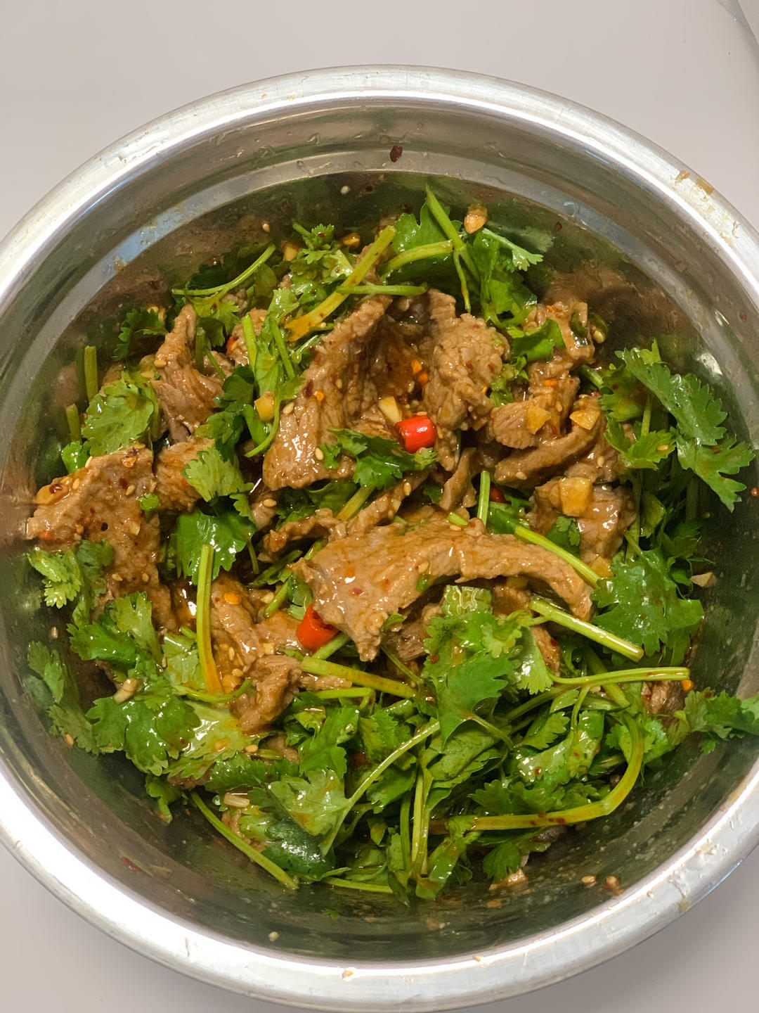 丈母娘吃了都夸的凉拌香菜牛肉