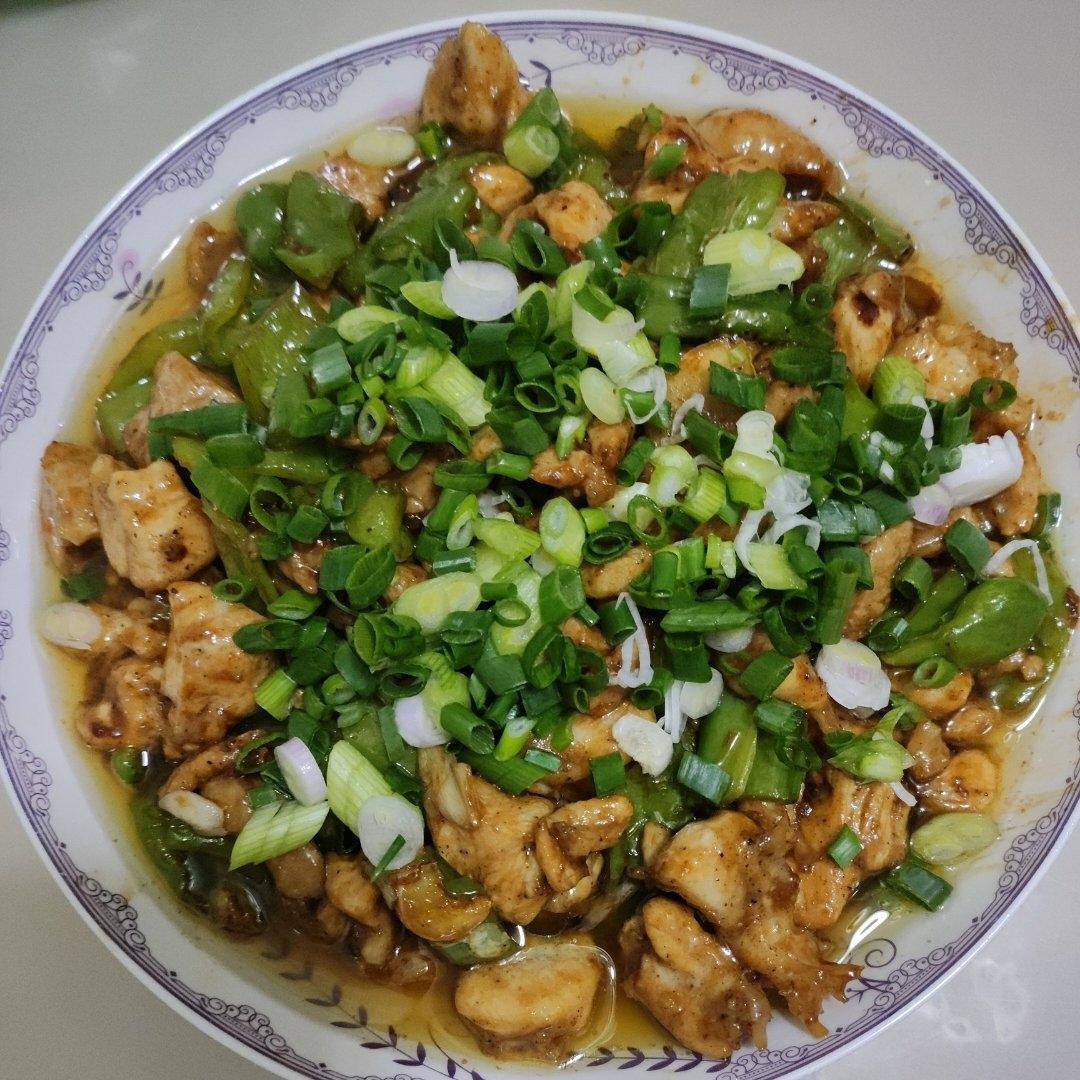 青椒炒鸡腿肉