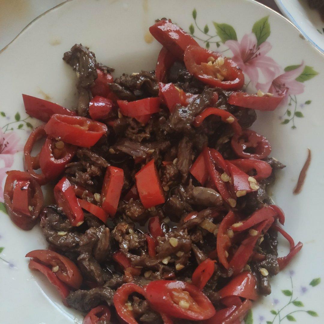 尖椒炒牛肉
