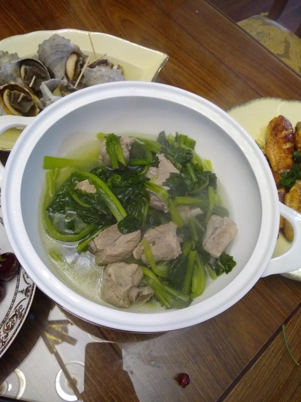 小白菜炖排骨