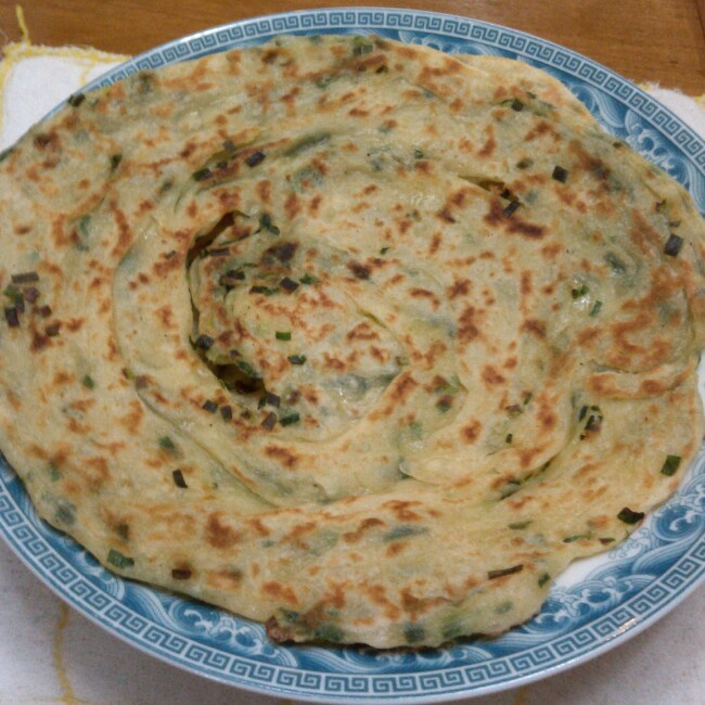 自制葱油饼