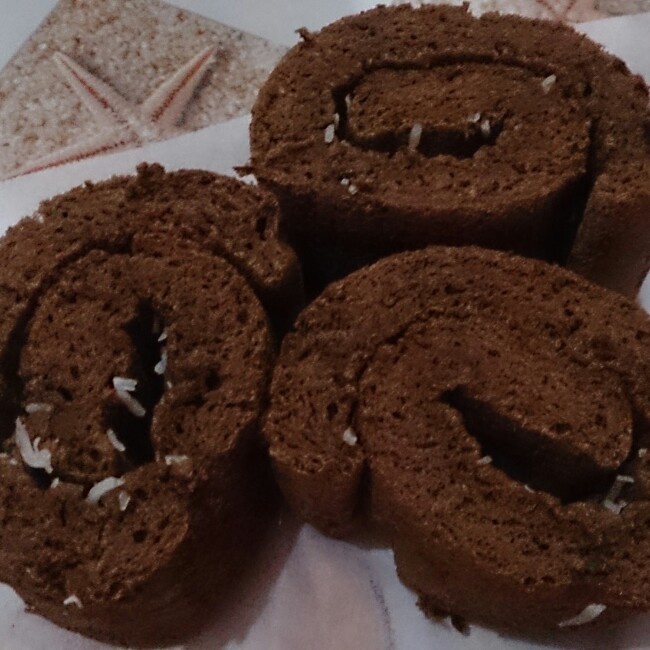 无油抹茶蛋糕卷