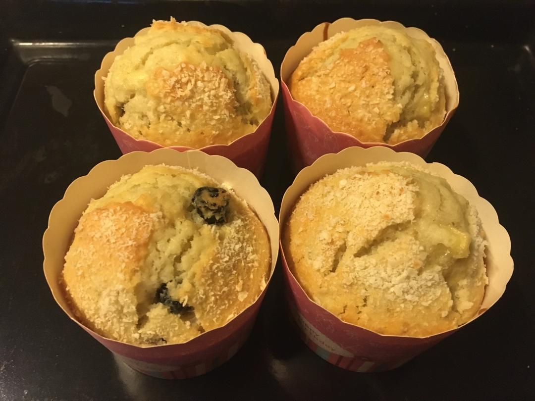 少女心的香蕉蔓越莓玛芬