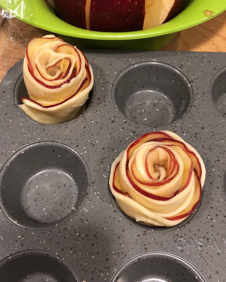 玫瑰花苹果派