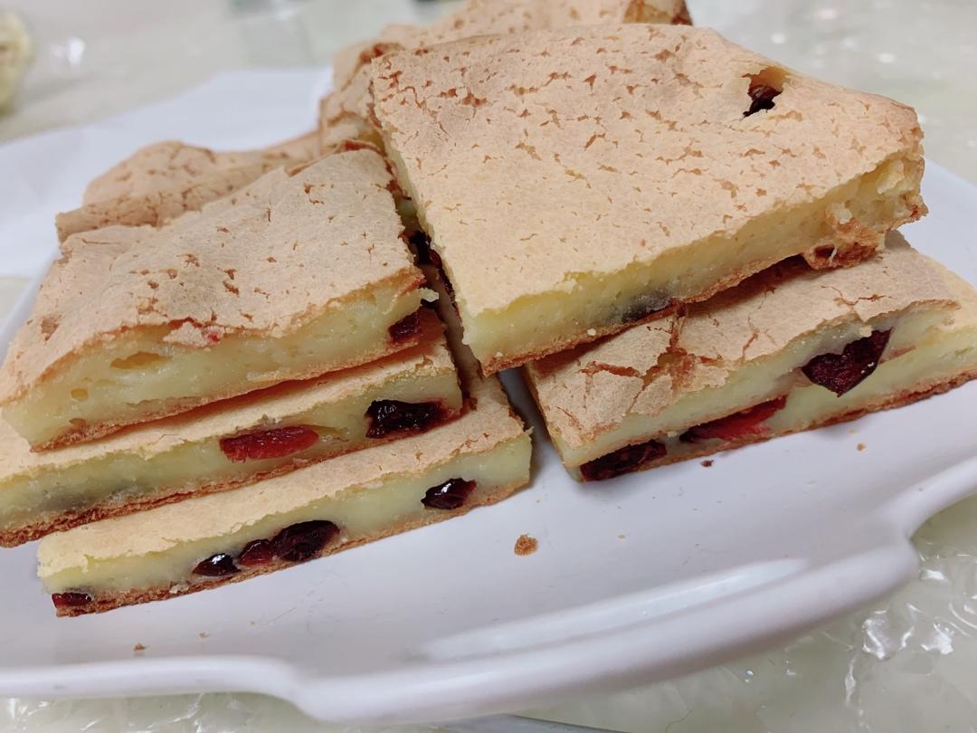 🔥无需揉面！酥到掉渣的蔓越莓烤年糕！