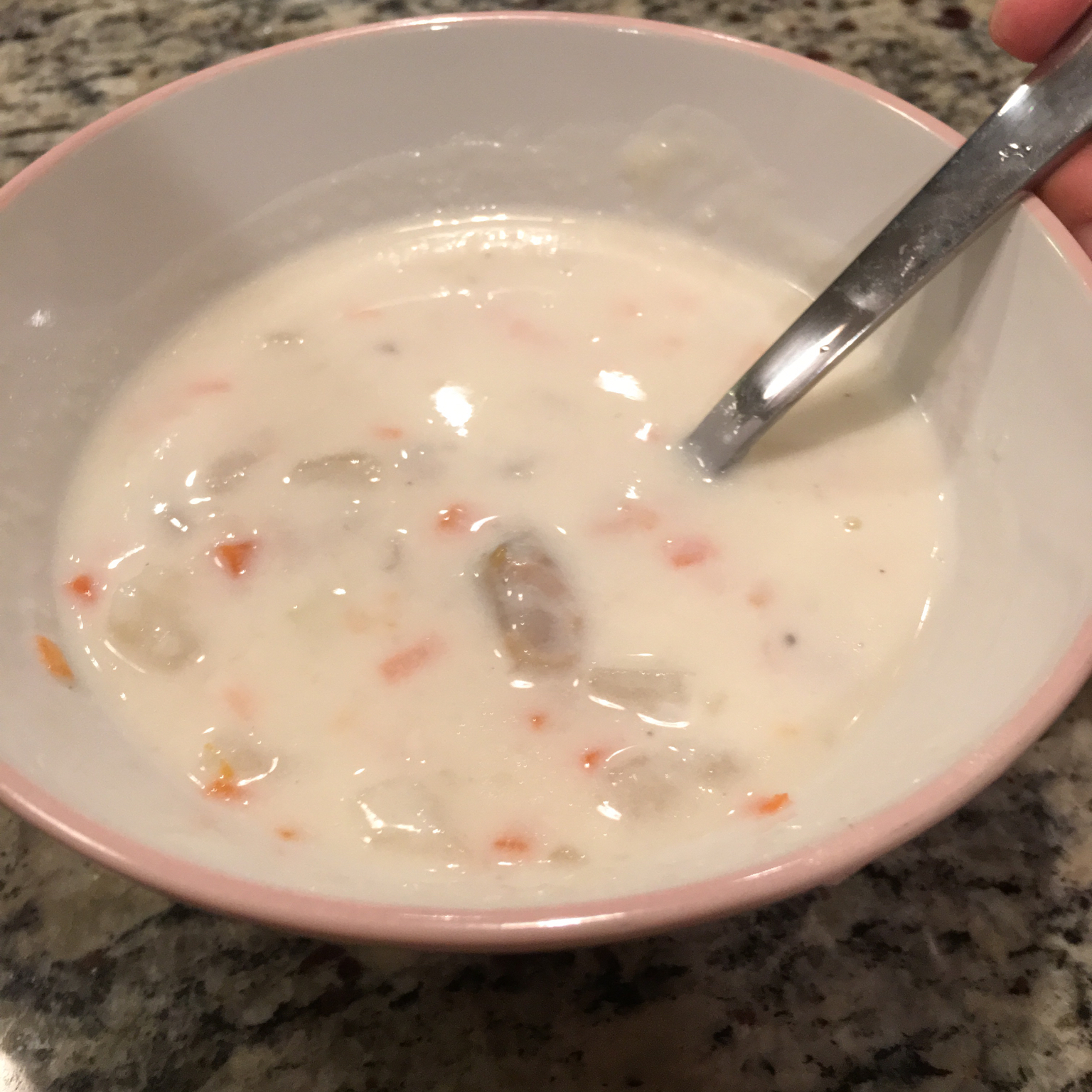 蛤蜊浓汤clam chowder
