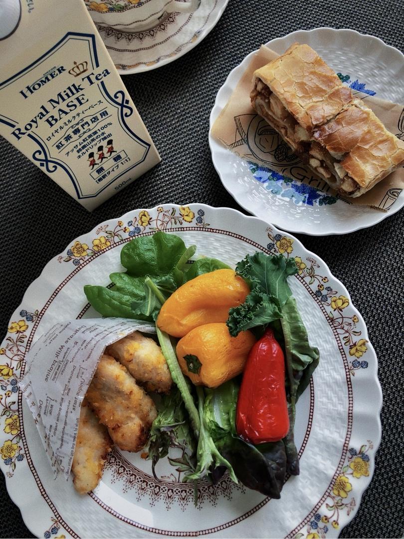 昨日的美食——香草面包糠烤鸡