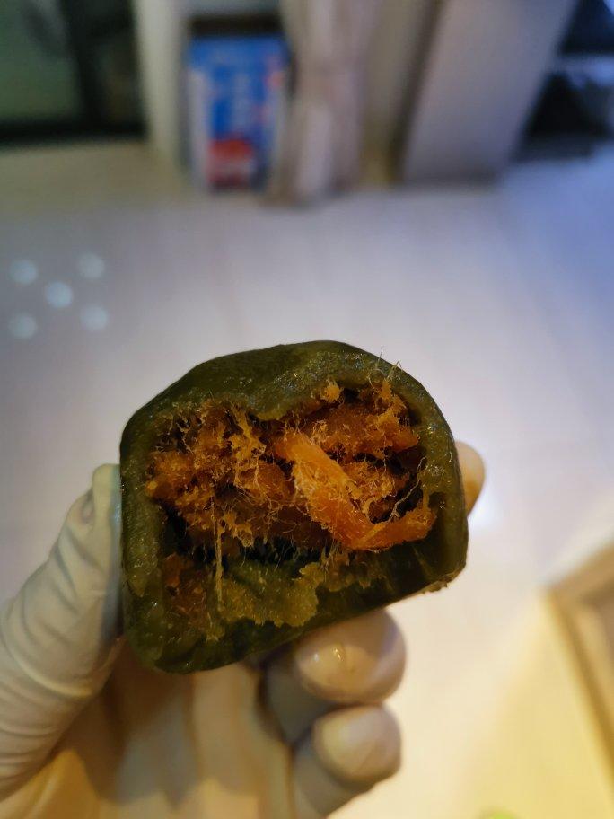 🔥超好吃肉松蛋黄青团-Q弹软糯不粘不塌