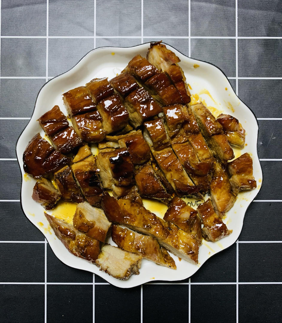 不输饭店的烤箱版蜜汁叉烧肉