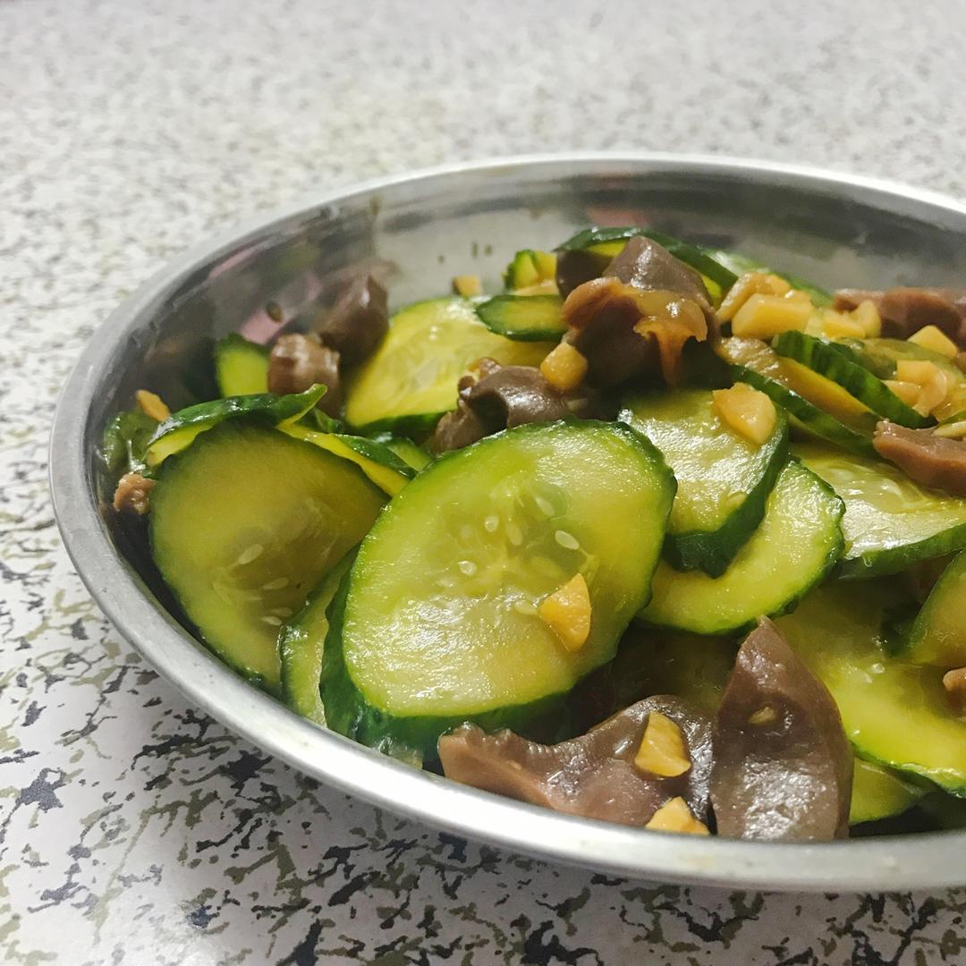 鸭肾炒青瓜