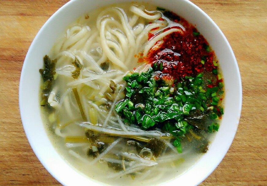 久鲤做的浆水面