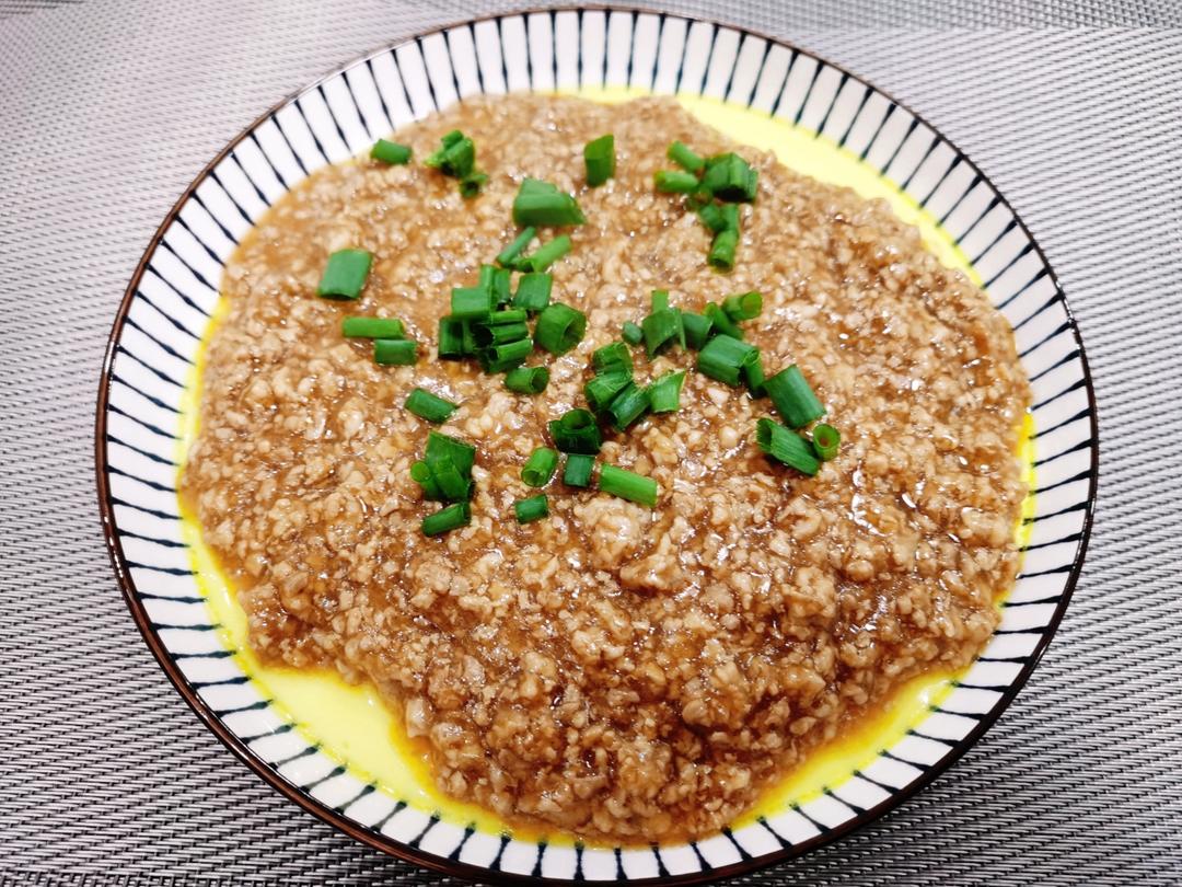 比布丁还要嫩！巨好吃又营养的肉末水蒸蛋