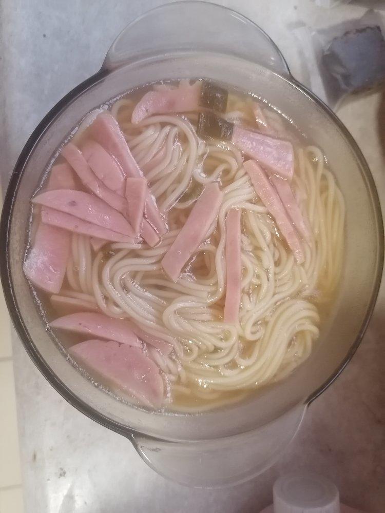 葱油小面～汤都喝光