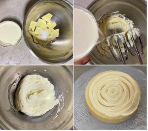 咸香松软❗️咸奶油杏仁蛋糕的做法 步骤5