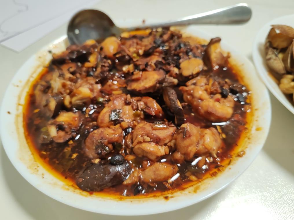 香菇醋蒸鸡（低脂蒸菜）