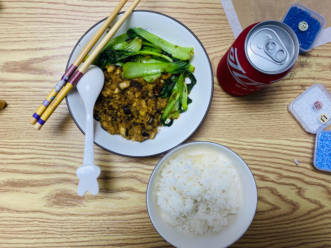 5分钟的香菇肉末