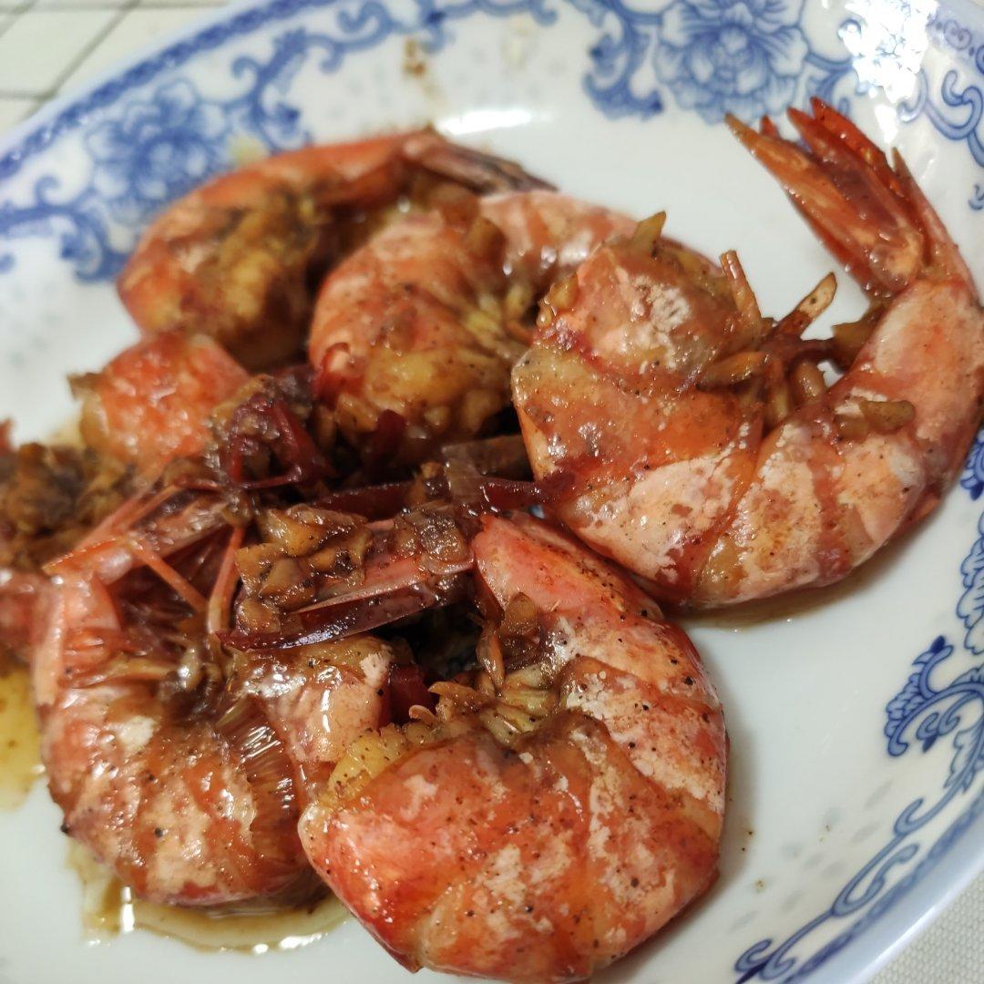 干烧大虾（黑虎虾）
