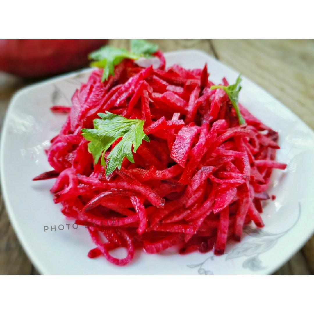 紫气东来‼️凉拌紫美人萝卜