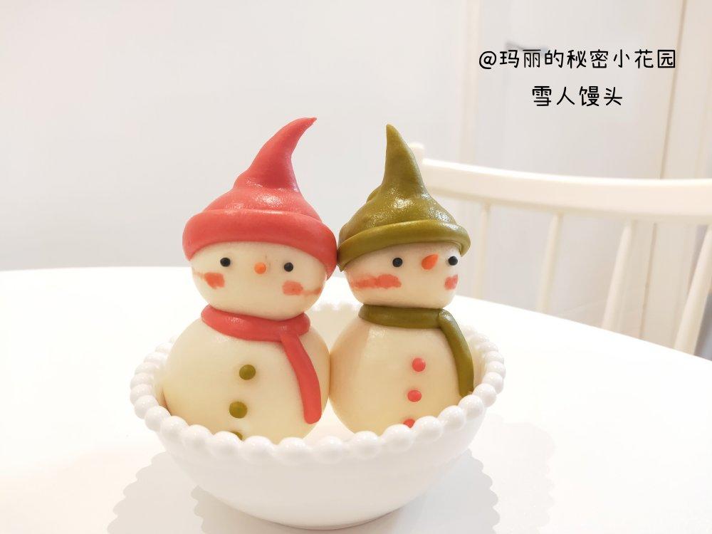 小雪人馒头