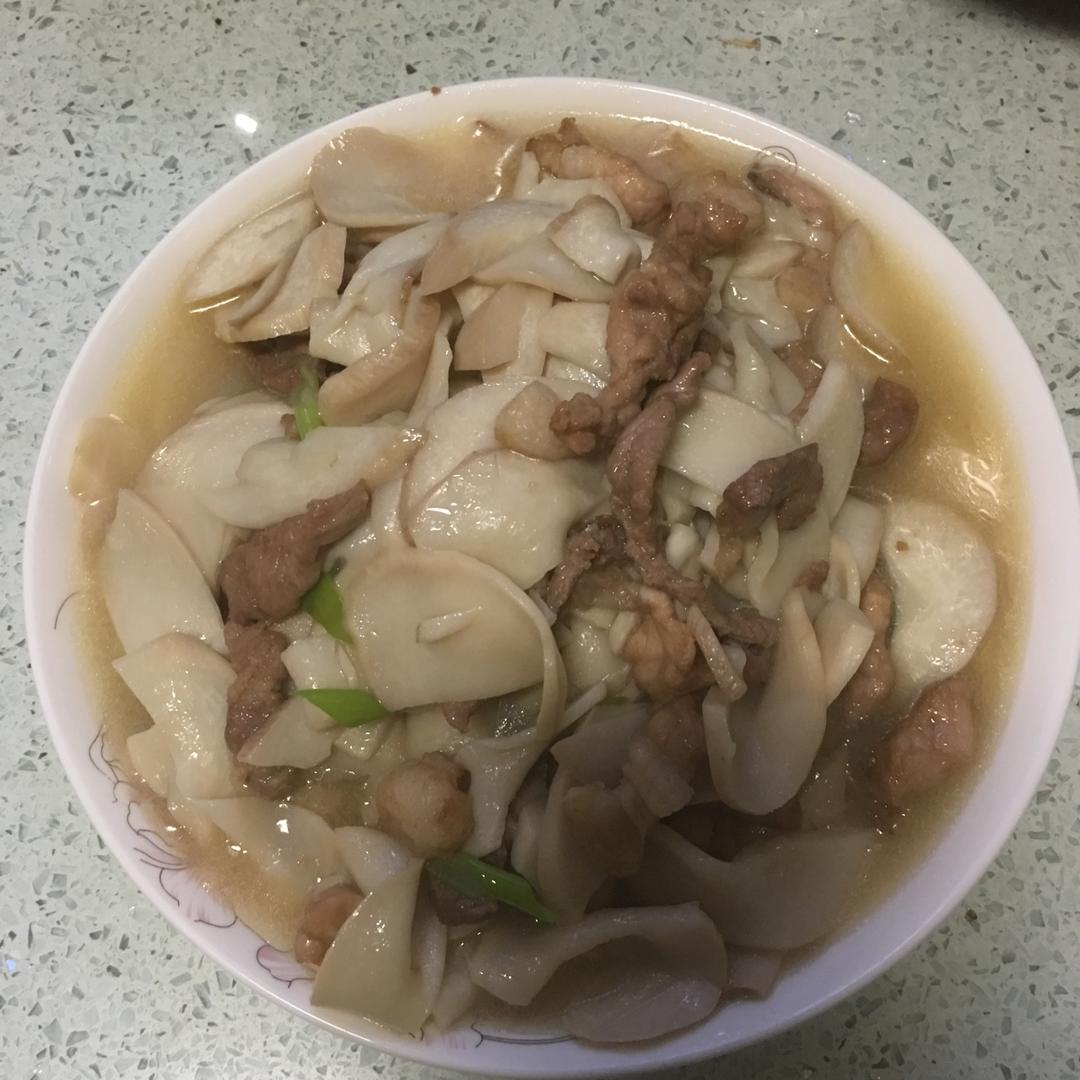 杏鲍菇炒肉片