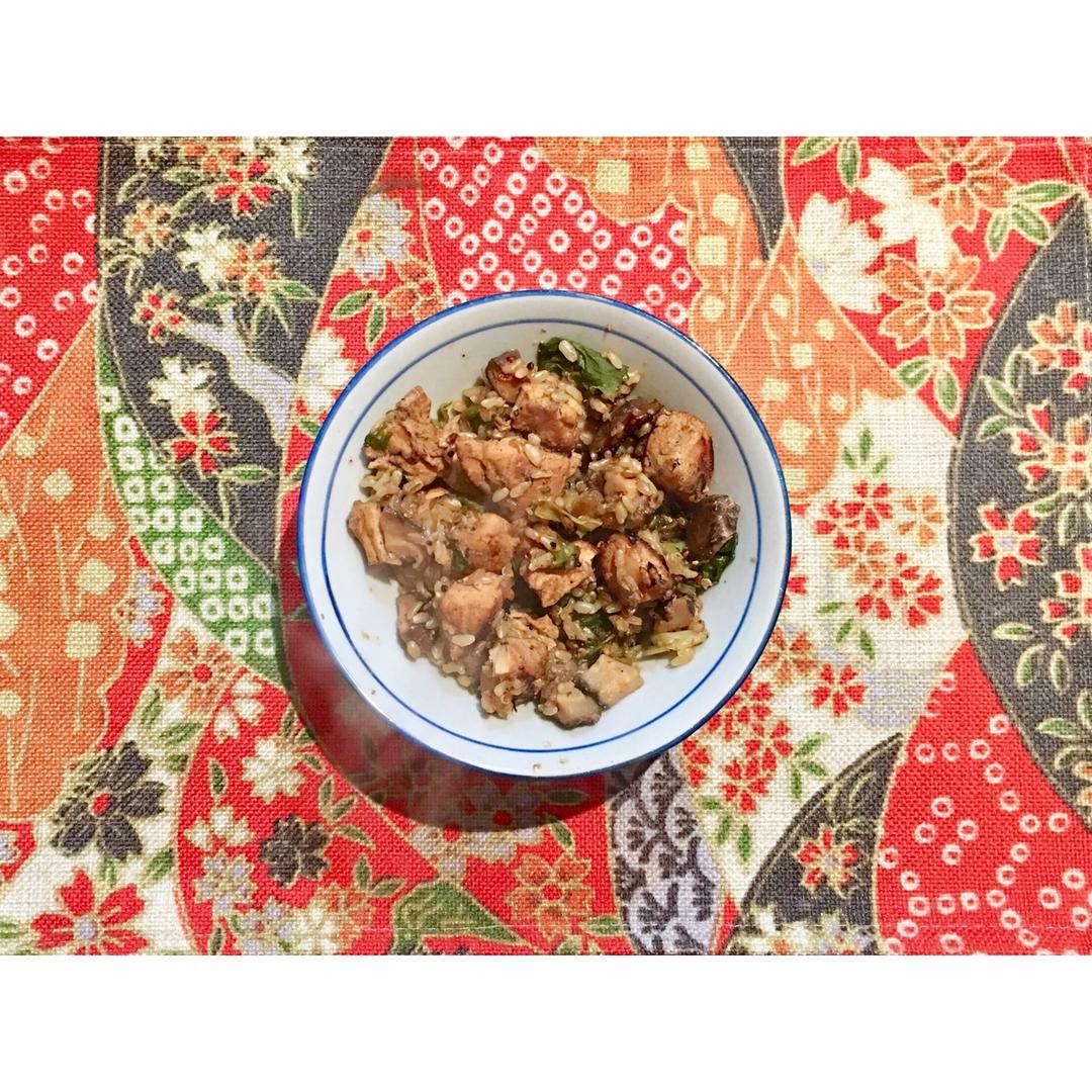 【健康三餐】香喷喷孜然鸡肉闷饭
