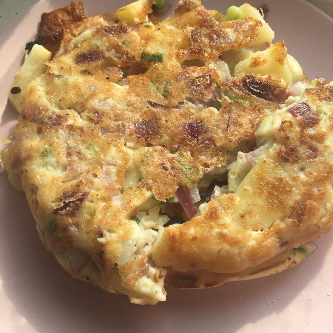 土豆洋葱煎饼