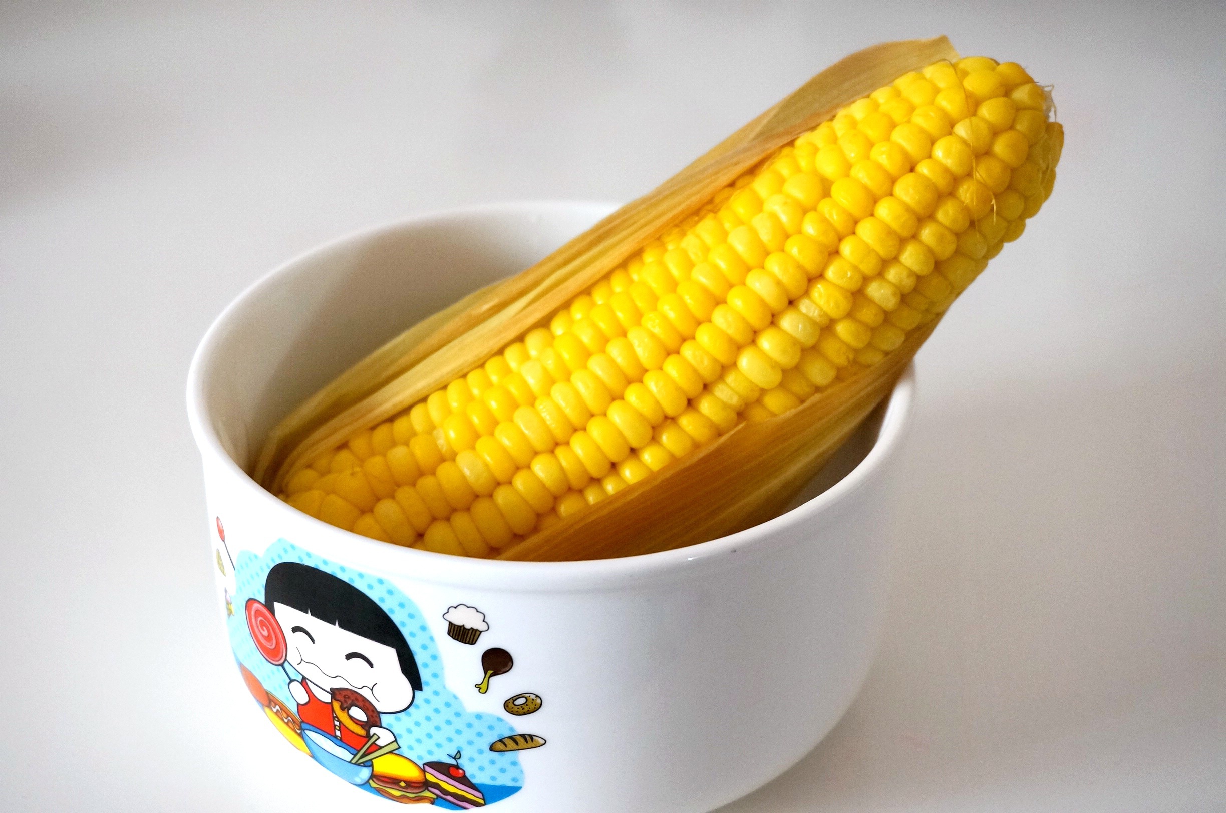 清煮甜玉米